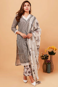 Zebra Print Kurti pant Dhupatta