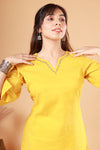 Golden Glow Tunic Kurti set