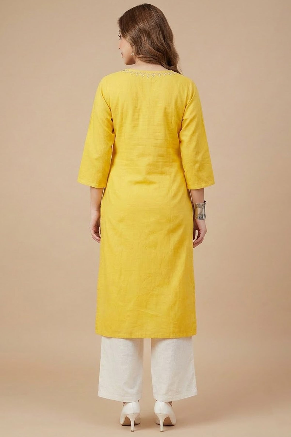 Golden Glow Tunic Kurti set