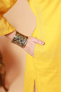 Golden Glow Tunic Kurti set