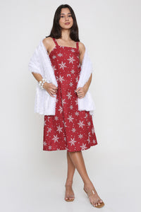 Christmas Cheer Printed Dress
