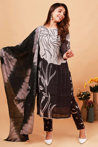 Black Kurti Pant Dhupatta